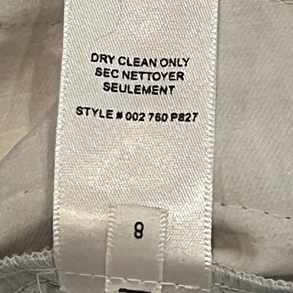 TAILORED REBECCA TAYLOR CLEAN SUITING PANTS IN LIGHT HEATHER NWT WOMEN'S‎ SIZE 8 - Picture 15 of 15